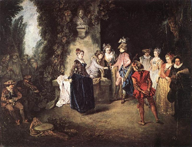 The French Comedy, WATTEAU, Antoine
